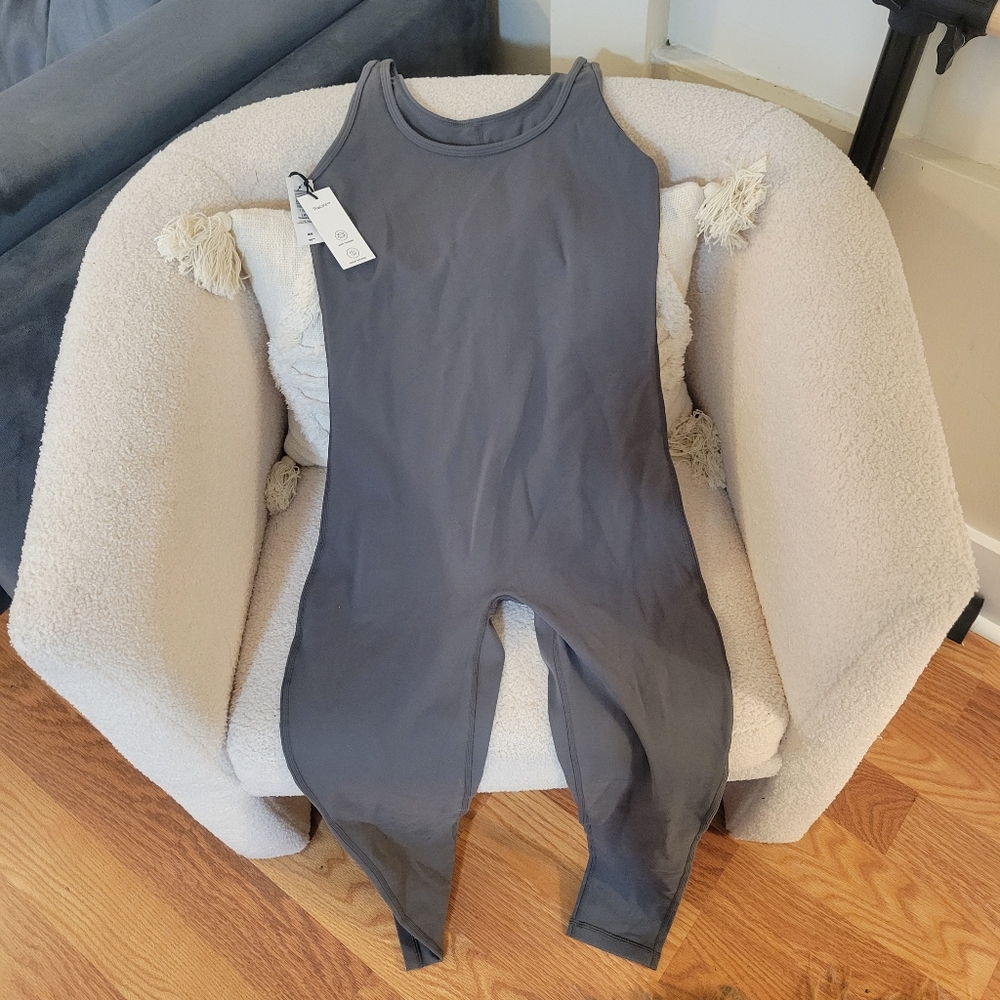 Coal Grey TNA Shake It Jumpsuit/Onesie, size M